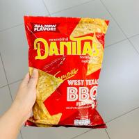 ราคา BBQ West Texas แผ่นข้าวโพดทอดกรอบ รสบาร์บีคิว ตรา ดานิต้าส์ Danitas Tortilla chips ขนาด 180g Nacho snack นาโช (25182581834)