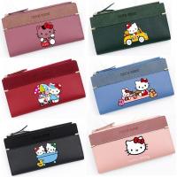 ราคา กระเป๋าสตางค์ ใบยาว ลาย Hello Kitty น่ารัก ใส่บัตรได้ สําหรับผู้ชาย และผู้หญิง (29657632363)