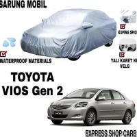 ราคา ผ้าคลุมรถ Toyota Vios Gen 2 Silver Plain Vios Gen 2 Premium Body Cover (43824408276)