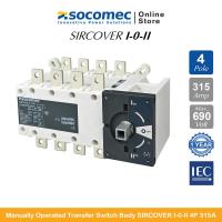ราคา Socomec Manually Operated Transfer Switch Body SIRCOVER I-0-II 4P 315A | 41AC4031 | Socomec (27920359811)