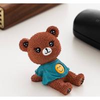 ราคา (พร้อมส่ง)หมีน้อยวางโทรศัพท์มือถือ ตุ๊กตาหมีน้อยเรซิ่นใช้ตั้งโทรศัพท์มือถือ หมีน้อยใช้ตั้งโชว์ตกแต่งห้องทำงาน ที่นั่งเล (15819487649)