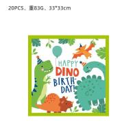 ราคา ไดโนเสาร์สีเขียวเด็กธีมเด็กวันเกิดพรรคตกแต่งพื้นหลังตกแต่งผ้าปูโต๊ะแผ่นกระดาษหมวกถ้วยกระดาษผ้าขนหนูแขวนธง (43972480844)