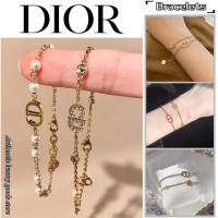 ราคา ♞,♘DIOR ดิออร์ New Womens Bracelets / DIOR สร้อยข้อมือผู้หญิง DA (25593410457)