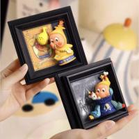 ราคา กล่องโชว์แบบบลายด์บ็อกซ์ กรอบแขวนผนัง ที่เก็บฟองอากาศ 3D ขาตั้งแม่เหล็ก DIY ตกแต่งตุ๊กตา Mart กรอบสีดำ MLFE (48000849773)