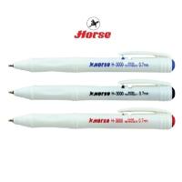 ราคา HORSE ตราม้า ปากกาลูกลื่นแบบกด 0.7 MMH-3000 -หลากสี จำนวน 1 ด้าม (12851997674)