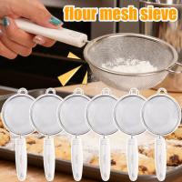 ราคา ตะแกรงร่อนแป้งสแตนเลส | กระชอนครัวตาข่ายชั้นดีเกรดอาหารสําหรับนมถั่วเหลือง, อาหารเด็ก, ตะแกรงแป้งพร้อมที่จับตามหลักสรีรศาสตร์, มี 3 ขนาด (54752626846)