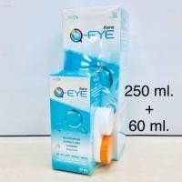 ราคา น้ำยาล้างคอนแทคเลนส์ q eye 250 cc + 60 ml (4503676718)