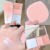 ราคา ใหม่ พาเลทอายแชโดว์ บลัชออน บลัชออนปัดแก้ม คอนทัวร์ เนื้อครีม 3 สี (25320257519)