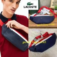 ราคา *ส่งฟรี ems. ของแท้ พร้อมส่งค่ะ* Lacoste Men's Chantaco Tri-color waist Bag (10684445055)
