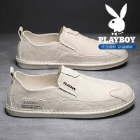 ราคา รองเท้าผู้ชาย Playboy, รองเท้าหนังลำลองแบบสวมเดียวสำหรับคนขี้เกียจ, รองเท้าถั่วกันลื่นนุ่มสบาย (51751779907)