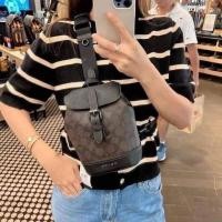 ราคา COACH HUDSON SMALL PACK IN SIGNATURE CANVAS (COACH CB928) (28520849485)