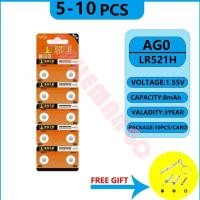 ราคา TIANQIU แบตเตอรี่ปุ่ม 5-10 ชิ้น LR521 AG0 SR521SW 379A 379 179 D379 SR63 1.5V อัลคาไลน์เซลล์เหรียญซิ (54451212670)