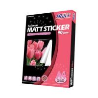 ราคา Hi-jet สติกเกอร์ผิวด้าน Inkjet Platinum Matt Sticker 90 แกรม A4 100 แผ่น (975539090)