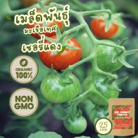 ราคา เมล็ดพันธุ์ มะเขือเทศ เชอรี่แดง 100% ออร์แกนิค Non-GMO เกรดพรีเมี่ยม (Organic Red Cherry Tomato Seeds) บรรจุ 25 เมล็ด (29687058187)