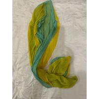ราคา ผ้าพันคอ PLEATS PLEASE Issey Miyake สีทูโทน เหลือง/เขียวมิ้น ของแท้ ผ่านการใช้งานแล้ว มือสอง สภาพดี (24218131459)