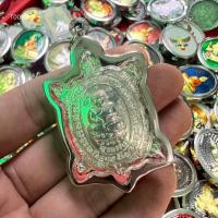 ราคา เหรียญพญาเต่าเรือน เนื้อกะไหล่เงิน หลวงปู่หลิว วัดไร่แตงทอง พร้อมกรอบตลับ"พระบ้านรวมๆสวยๆวัดใจ" (26841986576)