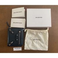 ราคา Balenciaga short wallet (Navy blue) (7577918080)