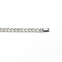 ราคา ข้อมือเลสเนื้อเงินแท้ หัวล็อคเกลี้ยง ข้อมือเงินห่วงโซ่ เลสเงินแท้ 925:925 Sterling Silver Bracelet[ (28768429471)