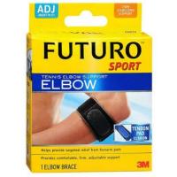 ราคา FUTURO Sport Adjustable Tennis Elbow Support สีดำ อุปกรณ์พยุงกล้ามเนื้อแขนท่อนล่างและข้อศอก (23172848725)