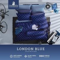 ราคา Dunlopillo ปลอกผ้านวม รุ่น London Blue สัมผัสนุ่มลื่น ความละเอียด 990 เส้น ส่งฟรี (18894618282)