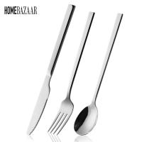 ราคา ช้อนส้อม สแตนเลส ชุดช้อนส้อม เกรดโรงแรม ช้อนกินข้าว มีดหั่นเนื้อ ตะเกียบ Spoon and Fork (9312287183)