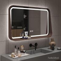 ราคา กระจกห้องน้ำอัจฉริยะติดผนังห้องน้ำกระจกห้องน้ำไม้เนื้อแข็งอ่างล้างหน้ากระจกแต่งหน้าแบบเรียบง่าย KYHF (28073654689)