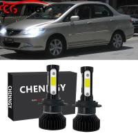 ราคา สําหรับ Honda City SEL 2003 2004-2007 2008 (ไฟหน้าโคมไฟ) - ด้านหน้า LED ไฟหน้าหลอดไฟชุดแปลง 6000K 12V-32V สีขาว Qty 2 (1 คู่) CHEN LHL CG (43525340551)