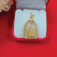ราคา (สินค้าขายดี)จี้เศรษฐีนวโกฏิ องค์ทองล้อมเพชร จี้พระ จี้ทอง สำเร็จ รุ่งเรือง ร่ำรวย (13266169495)