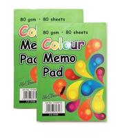 ราคา UP CLASSIC COLOUR MEMO PAD 80GSM 80S (20980160396)