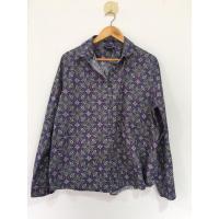 ราคา ผ้าดี LANDS END ไซส์ US18 *กระดุมหลวม* อกหน้าผ้า 48 นิ้ว cotton ยาว 27 เสื้อสาวอวบ (25663319140)