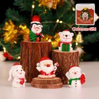 ราคา ของตกแต่งคริสต์มาสน่ารัก มินิซานตาคลอส เพนกวินและมนุษย์หิมะพร้อมหมวกสีแดง (42974194946)