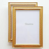 ราคา Tanatron กรอบรูปกระจก ขอบไม้ทำสีทอง เซ็ต 2 กรอบ (O02T2) (1538769353)