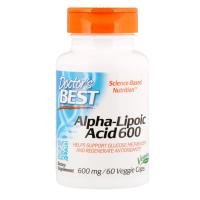 ราคา พร้อมส่ง!!! Doctor's Best, Alpha-Lipoic Acid, 600 mg, 60 Veggie Caps (2018507432)