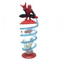 ราคา PRICE WAS RM22.9 : ตู้คอนเทนเนอร์แก้ว Marvel Spiderman Spiral Straw Cup (16197555666)