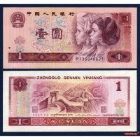 ราคา ธนบัตร จีน CHINA ราคา 1 หยวน ปี 1980-1996 P-884 หายาก สภาพใหม่เอี่ยม และผ่านใช้ แบงค์สะสมและที่ระลึก (25657362283)