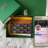 ราคา New Goyard card holder สีน้ำตาล (43573631125)