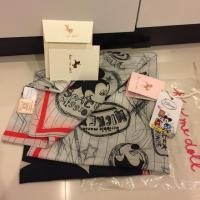 ราคา ผ้าพันคอ kiss me doll ของแท้ (169919427)