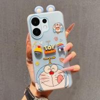 ราคา เคส Vivo V60 V50 Case เคสลายการ์ตูนน่ารัก โดเรมอน ทอยสตอรี่ สีหวาน แบบด้าน แข็งกันกระแทก พร้อมกระจก ที่วางโทรศัพท์ ของเล่น 3D ดีไอวาย 2 in 1 พื้นผิวด้าน ต่อต้านรอยนิ้วมือ เคส DIY (56752217557)