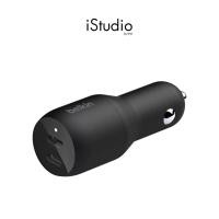 ราคา Belkin Car Charger 2 USB-C (PD36W) | ที่ชาร์จแบตในรถ - Black (53601616410)