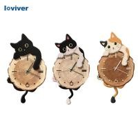 ราคา [Loviver] นาฬิกาแขวนแมวเครื่องประดับติดผนังพร้อมลูกตุ้มหางแกว่งนาฬิกาตกแต่งสําหรับห้องครัวในร่มตกแต่งบ้านสํานักงาน (41501622763)