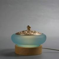 ราคา สีแก้วกระถางธูปในครัวเรือนในร่มแผ่นกระถางธูปธูปเตาธูปเต่าชุดเครื่องมือธูปซีลโกลเด้นโลตัสปกธูปซีลเตา20251202 (44376919523)