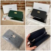 ราคา กระเป๋าสตางค์ใบยาว ZARA SAFFIANO BAG WITH BOX (21971301639)