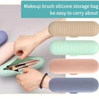 ราคา ซิลิโคน กระเป๋าใส่เครื่องสําอางที่ใส่ดินสอเขียนคิ้วสําหรับเดินทางความจุขนาดใหญ่, แบบพกพาอเนกประสงค์ (40759531421)