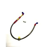 ราคา สายถักดิสเบรคหน้า สายเบรคหน้า API ยาว22นิ้ว หัว90องศา (14402200719)