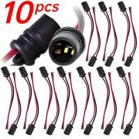 ราคา 10 ชิ้น T10 W5W รถหลอดไฟซ็อกเก็ตยางหลอดไฟซ็อกเก็ตผู้ถือโคมไฟ Connector สําหรับรถบรรทุกเรือการปรับเปลี่ยนอุปกรณ์เสริม (26905095438)