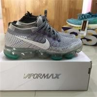 ราคา Nike Air Vapormax Flyknit มือสองแท้ สี Gray/White-Pure Platinum Gris Frais เบอร์ W8US EU39 25CM (1893288582)