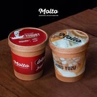 ราคา ‼️Set 2 ถ้วย สุดคุ้ม‼️ มอลโต้ ไอศกรีม 16 ออนซ์ - Molto Premium Gelato Ice cream 16 oz.‼️ซื้อ 4 ถ้วย ส่งฟรี คละรสได้‼️ (28132720980)