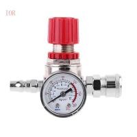 ราคา Ior Air Compressor Pressure Regulator พร้อม Dial Gauge 0-180 PSI Air Gauge 0-12Bar เครื่องวัดความดันสแตนเลสทนทาน (29076797240)
