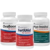 ราคา ฉลากใหม่ FertileAidForWomen หรือ Ovaboost​ + Myo inositol ชุดวิตามินเพิ่ม​คุณภาพ​ของไข่ และรังไข่ for Women (1468252864)