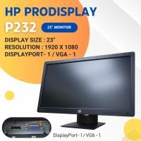 ราคา หน้าจอคอมพิวเตอร์ HP Pro Display P232 ขนาด 23 นิ้ว LED Backlights LCD แถมฟรี สายไฟ สายจอ พร้อมใช้งาน (8055749890)